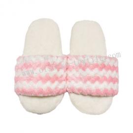 FAUX FUR ZIG ZAG SLIDE