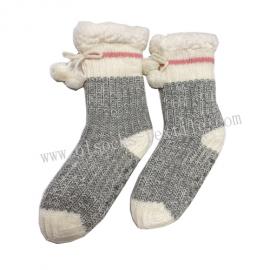 UK STYLE POM LOUNGE SOCKS