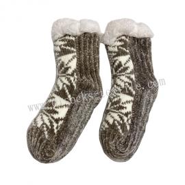 CHUNKY CHENILLE JACQUARD SOCKS