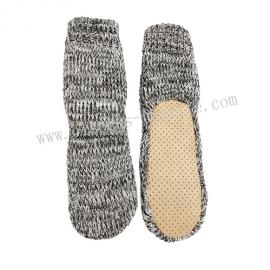 ROVING YARN CHUNKY WINTER SUEDE SOLE SOCKS