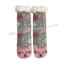 WARMER INDOOR WINTER FLEECE LINED FLOOR SOCKS