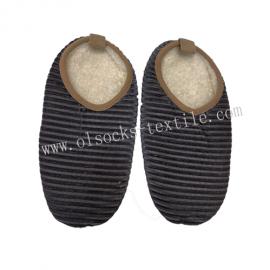 MENS FLUFF TAB SLIPPERS 