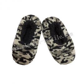 CAMOUFLAGE FLEECE BOYS SLIPPERS