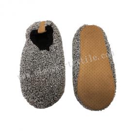 MENS TWO TONE WARM SUEDE TAB SLIPPER SOCKS