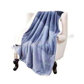 OL LAYER FLEECE SHERPA LINED SUPER SOFT COVER