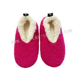 TEDDY FUR NINE WEST SHERPA LINED SLIPPER SOCKS